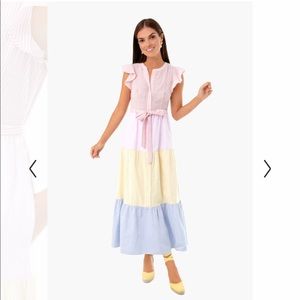 Colorblock Effie maxi dress / tuckernuck